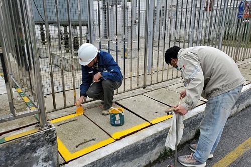 寶鼎山風電場開展“亮化場區(qū)，消除隱患”團青志愿服務活動