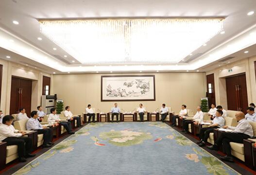 國家電網(wǎng)董事長毛偉明與浙江省委書記車俊、省長袁家軍會談
