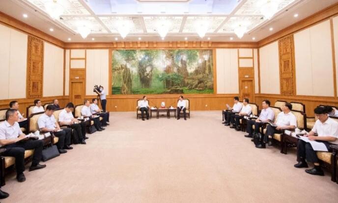 中核集團總經(jīng)理、黨組副書記顧軍與福建省委副書記、代省長王寧會談