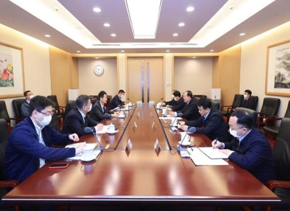 毛偉明會見上海市委常委、副市長吳清