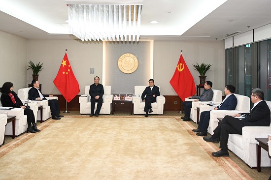 舒印彪、鄧建玲會(huì)見華北電力大學(xué)校長(zhǎng)楊勇平