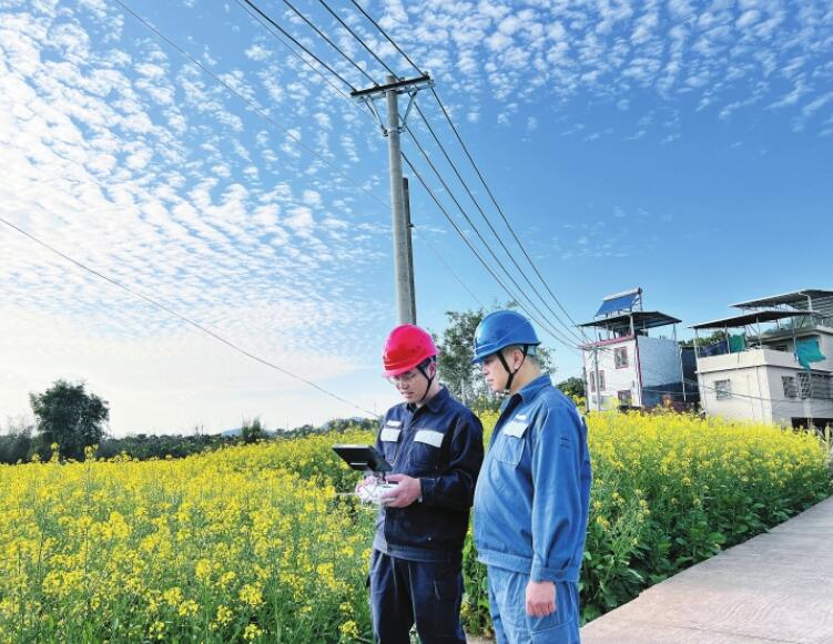 廣東梅州供電局:春風(fēng)伴好電 鄉(xiāng)村煥新顏