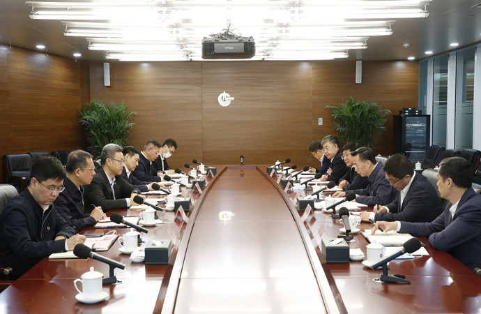 錢智民拜會中國海油董事長、黨組書記汪東進
