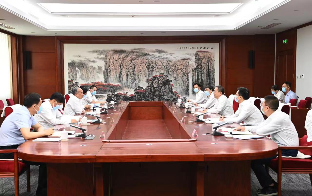 鄒磊拜會山西省委書記、省人大常委會主任林武