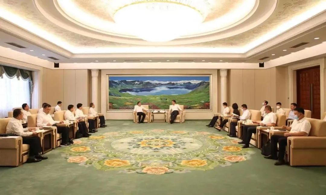 中國能建黨委書記、董事長宋海良拜會吉林省委常委、長春市委書記張志軍