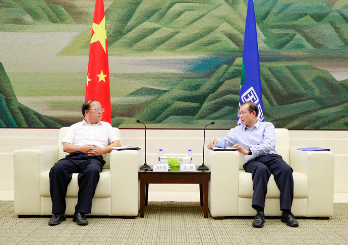 國家電投總經(jīng)理、黨組副書記江毅會見湖北省武漢市委常委、武漢經(jīng)開區(qū)工委書記劉子清