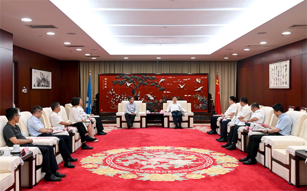 溫樞剛會(huì)見中國信達(dá)黨委書記、董事長張衛(wèi)東