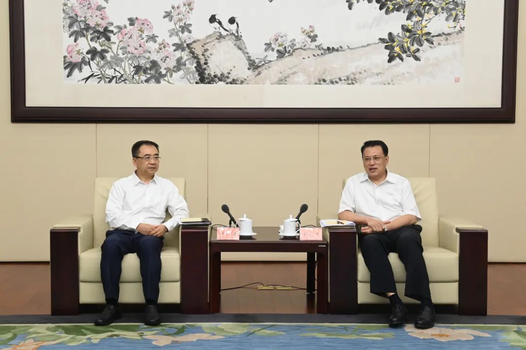 大唐集團公司黨組書記、董事長鄒磊拜會浙江省委書記、省人大常委會主任袁家軍