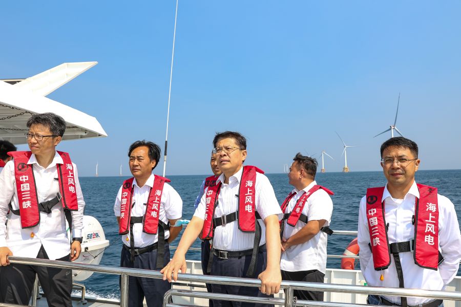 韓君赴廣東陽江、福建福州調(diào)研三峽集團海上風(fēng)電項目