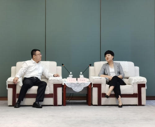 王小軍拜會(huì)廣西壯族自治區(qū)黨委常委、常務(wù)副主席蔡麗新