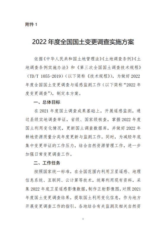 自然資源部：啟動(dòng)2022年全國國土變更調(diào)查，梳理占用耕地情況