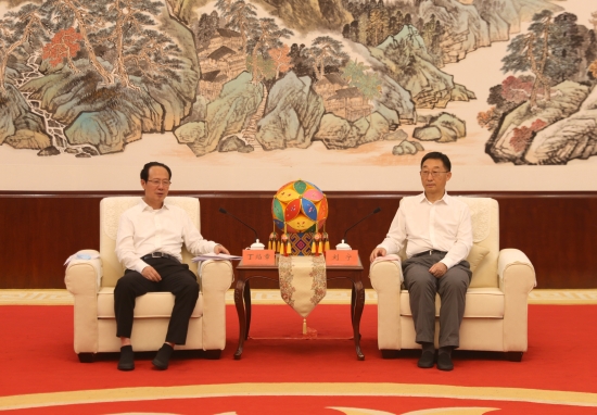 中國(guó)電建黨委書記、董事長(zhǎng)丁焰章拜會(huì)廣西壯族自治區(qū)黨委書記劉寧、自治區(qū)主席藍(lán)天立
