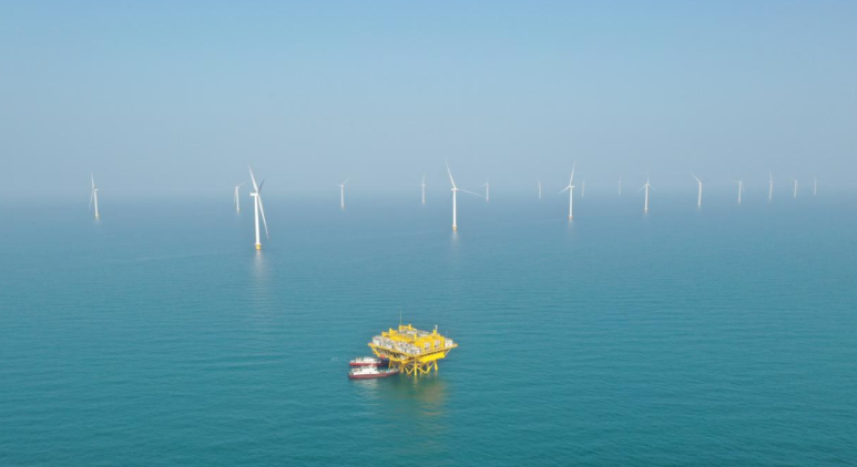 山東首個(gè)百萬(wàn)千瓦級(jí)海風(fēng)基地！國(guó)家電投半島南U1一期并網(wǎng)發(fā)電