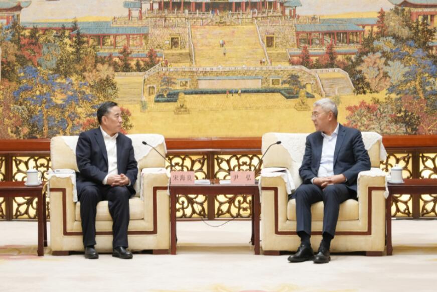 宋海良拜會江西省委書記尹弘、省長葉建春并見證簽署戰(zhàn)略合作協(xié)議