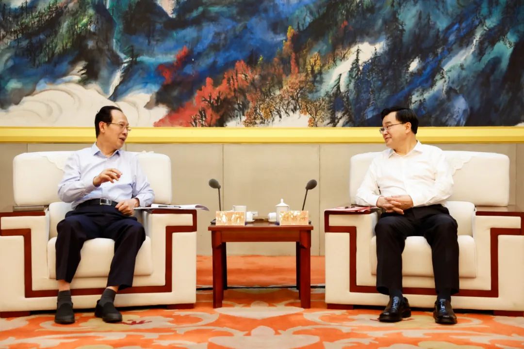 中國電建黨委書記、董事長丁焰章拜會(huì)甘肅省委書記胡昌升