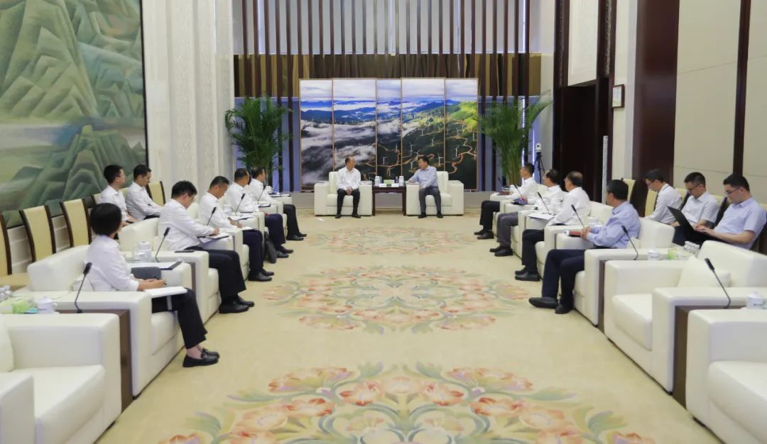 國家電投黨組書記、董事長劉明勝會見中國化學黨委書記、董事長莫鼎革