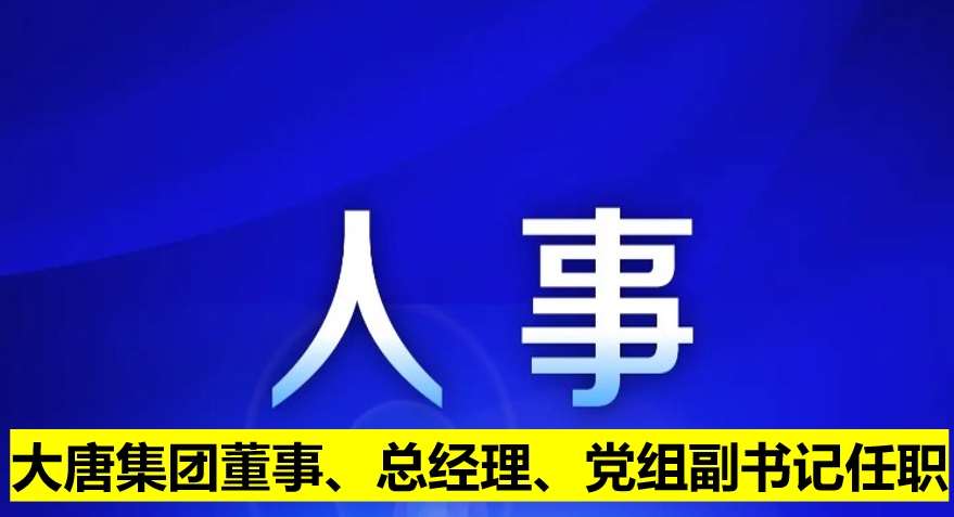 大唐集團(tuán)董事、總經(jīng)理、黨組副書記任職